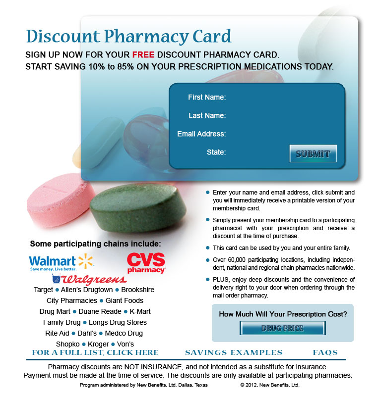 Free Pharmacy Card